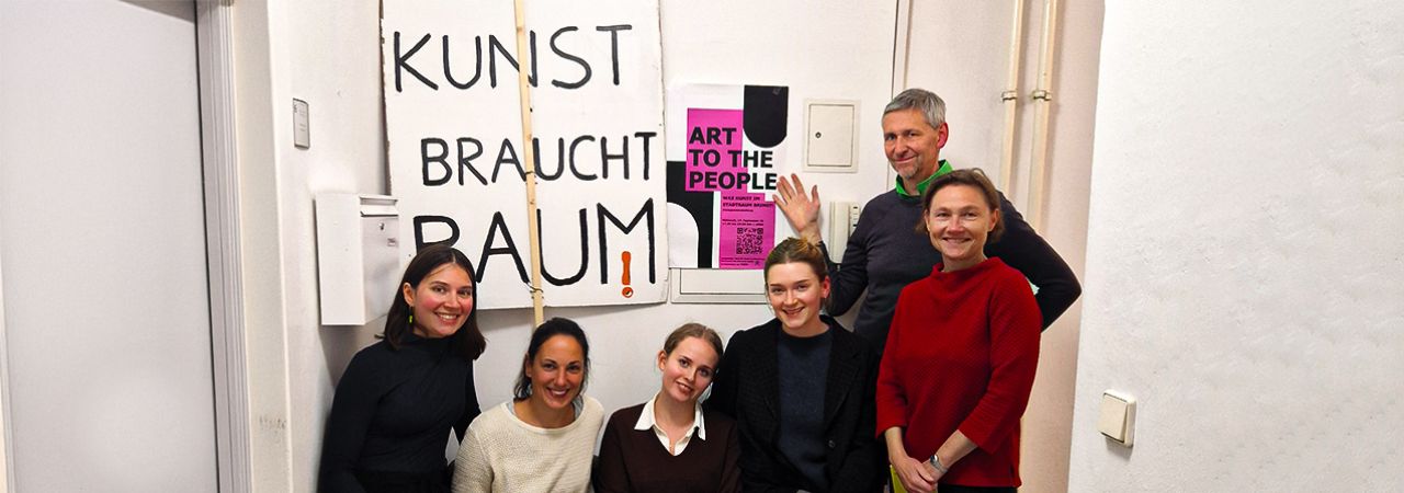 Wiener Delegation zu Besuch beim Büro für Kunst im öffentlichen Raum in Berlin.